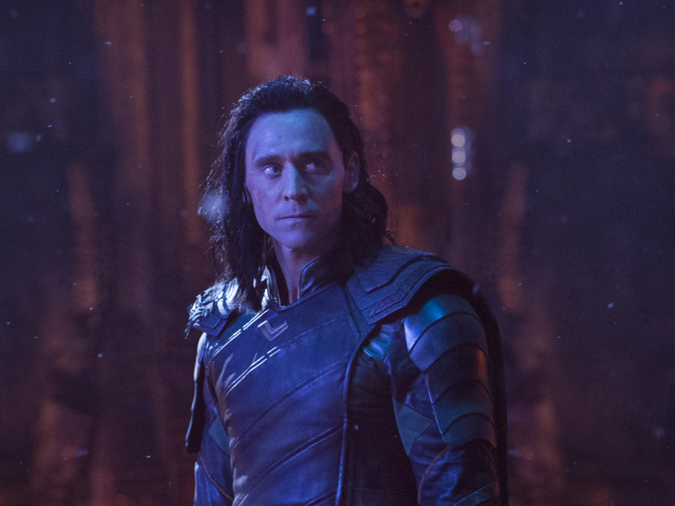 Loki (Tom Hiddleston) in Marvel Studios' AVENGERS: INFINITY WAR | Marvel Studios