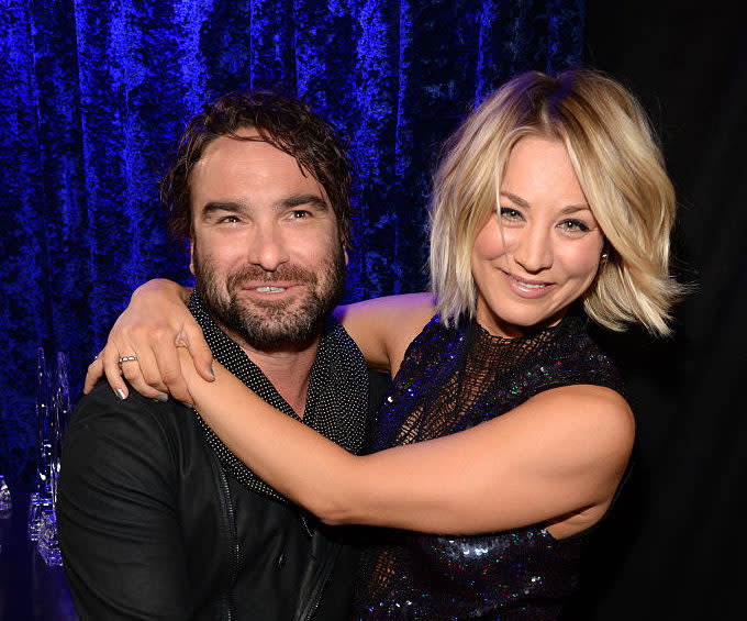Whoa! Kaley Cuoco just posted a borderline NSFW pic with her ex and co-star Johnny Galecki