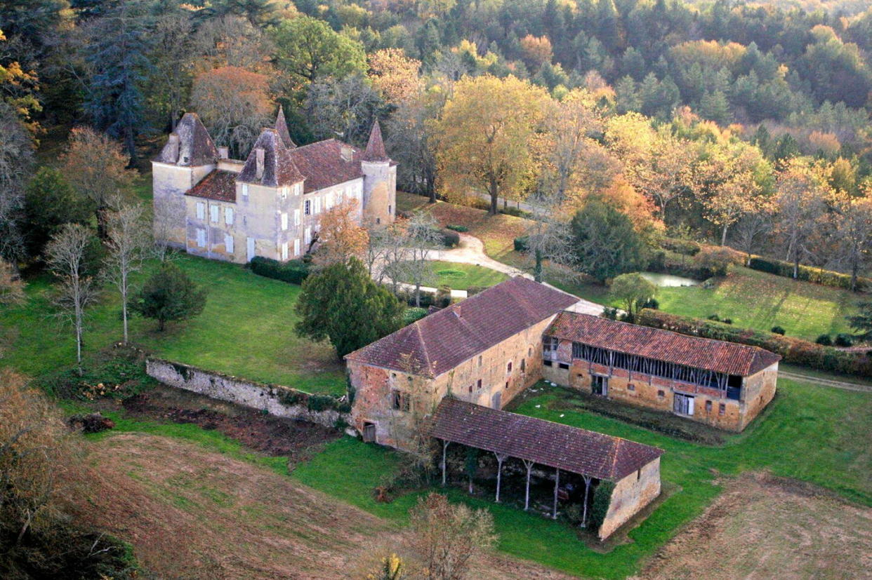 Le château de Castelmore, à Lupiac (Gers), demeure natale de Charles de Batz Castelmore, dit d’Artagnan.  - Credit:Claude Monfort