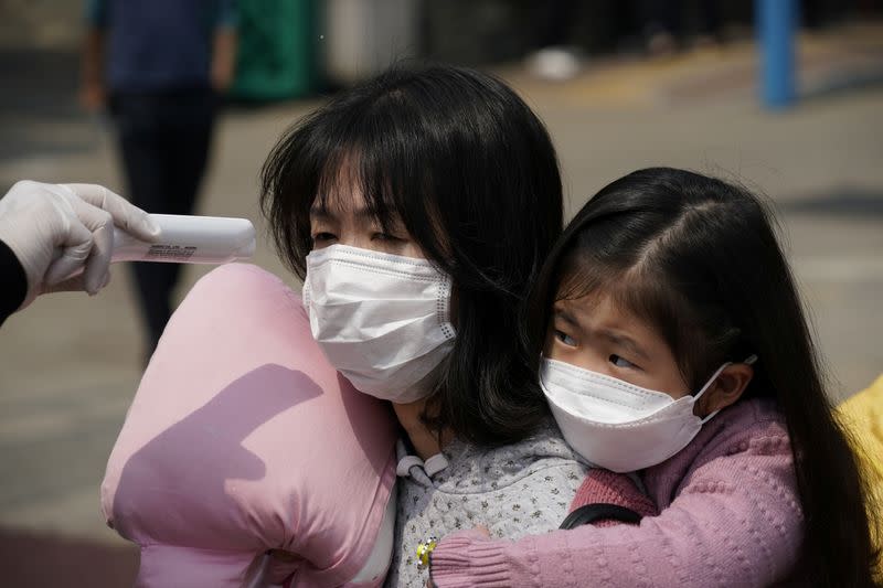 People vote in South Korea's parliamentary election amid the coronavirus disease (COVID19) pandemic