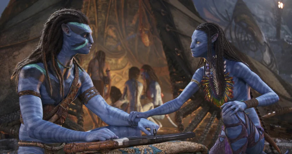 Jake Sully (Sam Worthington) and Neytiri (Zoe Saldana) star in last year's 