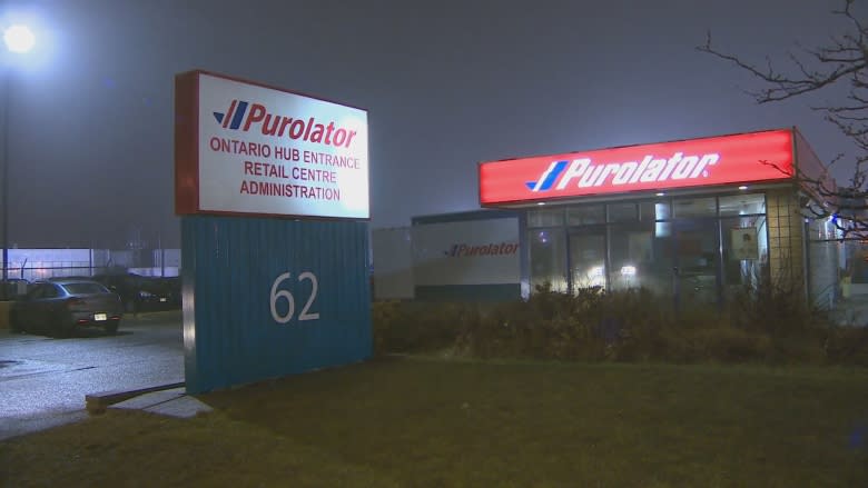 Safety concern raised at Toronto Purolator facility after worker dies