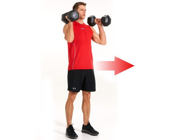 Run The Rack DB Curls Palms Up, ARM PUMP, Biceps Workout with Dumbbells