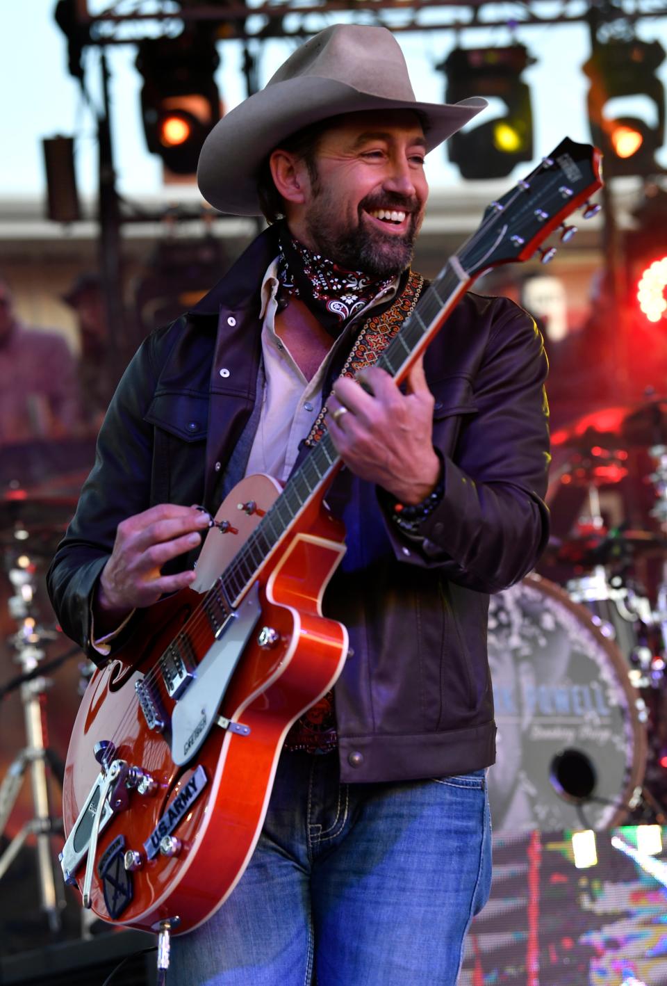 Mark Powell performs during Friday's Outlaws & Legends Music Festival on March 19.