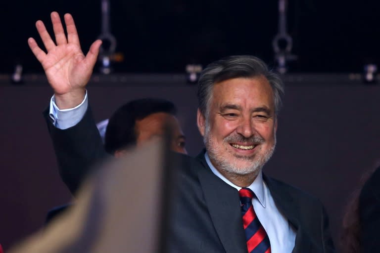 Chilean presidential candidate Alejandro Guillier is an independent supported by President Michelle Bachelet's Socialist party