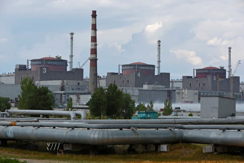 Zaporizhzhia Nuclear Power Plant near Enerhodar