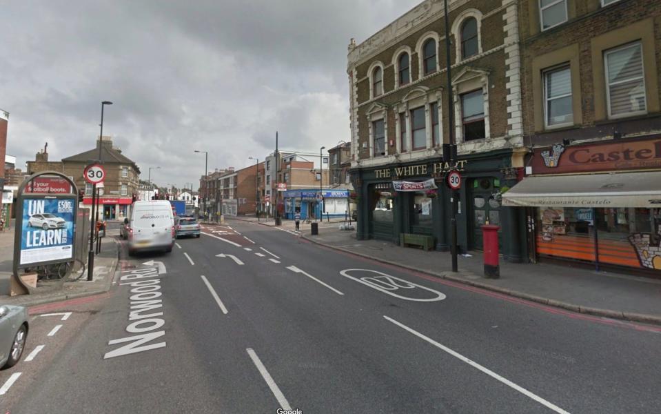 The incident took place near Tulse Hill station  - Google