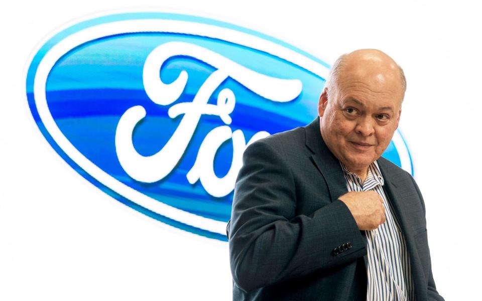 Ford chief executive Jim Hackett - Geoff Pugh for the Telegraph
