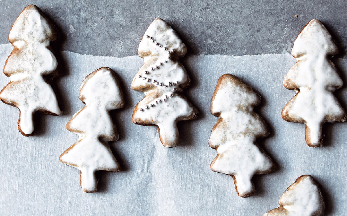 <p>Parade</p><p>These spiced gingerbread cookies can be topped with a glaze for making cute gingerbread people, or a ginger buttercream when you crave something more decadent.</p><p><strong>Get the recipe: <a href="https://parade.com/720064/solanahawkenson/spiced-gingerbread-cookies/" rel="nofollow noopener" target="_blank" data-ylk="slk:Spiced Gingerbread Cookies;elm:context_link;itc:0;sec:content-canvas" class="link rapid-noclick-resp">Spiced Gingerbread Cookies</a></strong></p>
