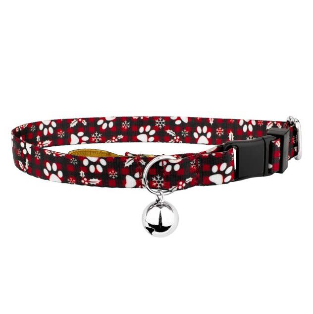 Product photo of a Country Brook Petz® Christmas Plaid Cat Collar