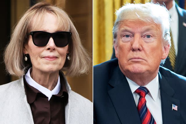 Michael M. Santiago/Getty, Ron Sachs - Pool/Getty E. Jean Carroll and Donald Trump