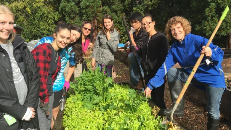 'It's hard work — but it's fun': North Van high schoolers farm up fresh foods