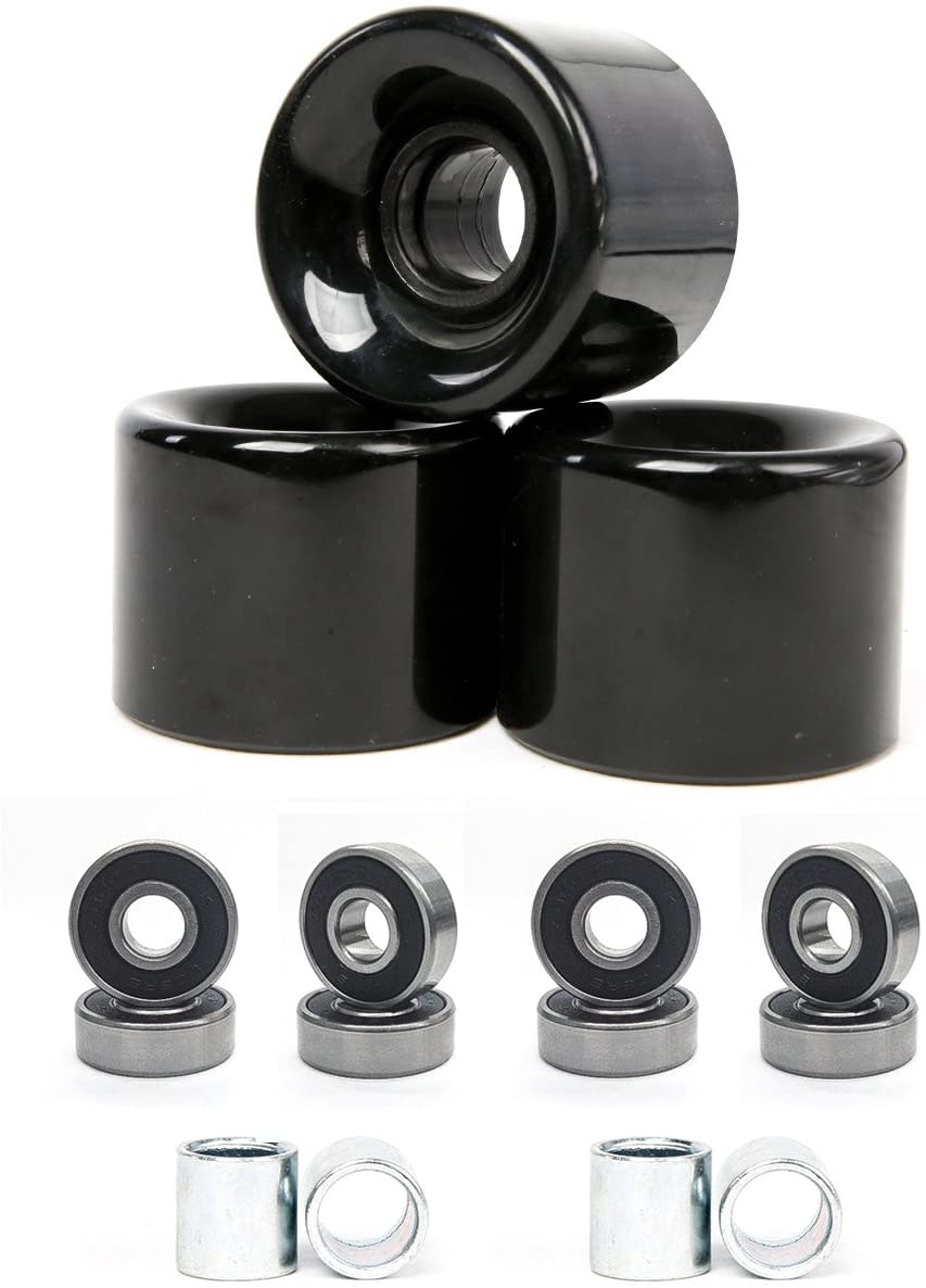 Freedare 58 mm Skateboard Wheels with bearings and spacers