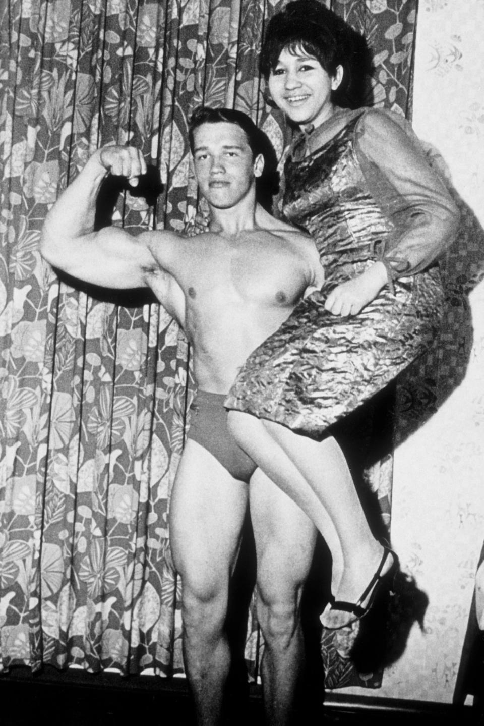 Arnold Schwarzenegger lifted a friend in Austria when he was 18.