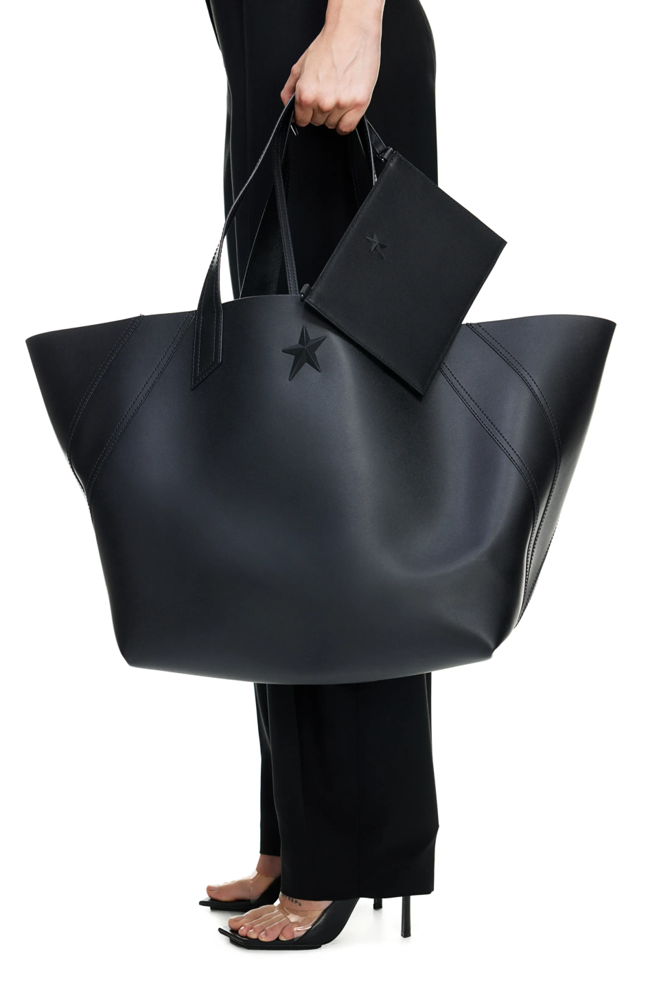 Mugler x H&M Oversized Leather Shopper