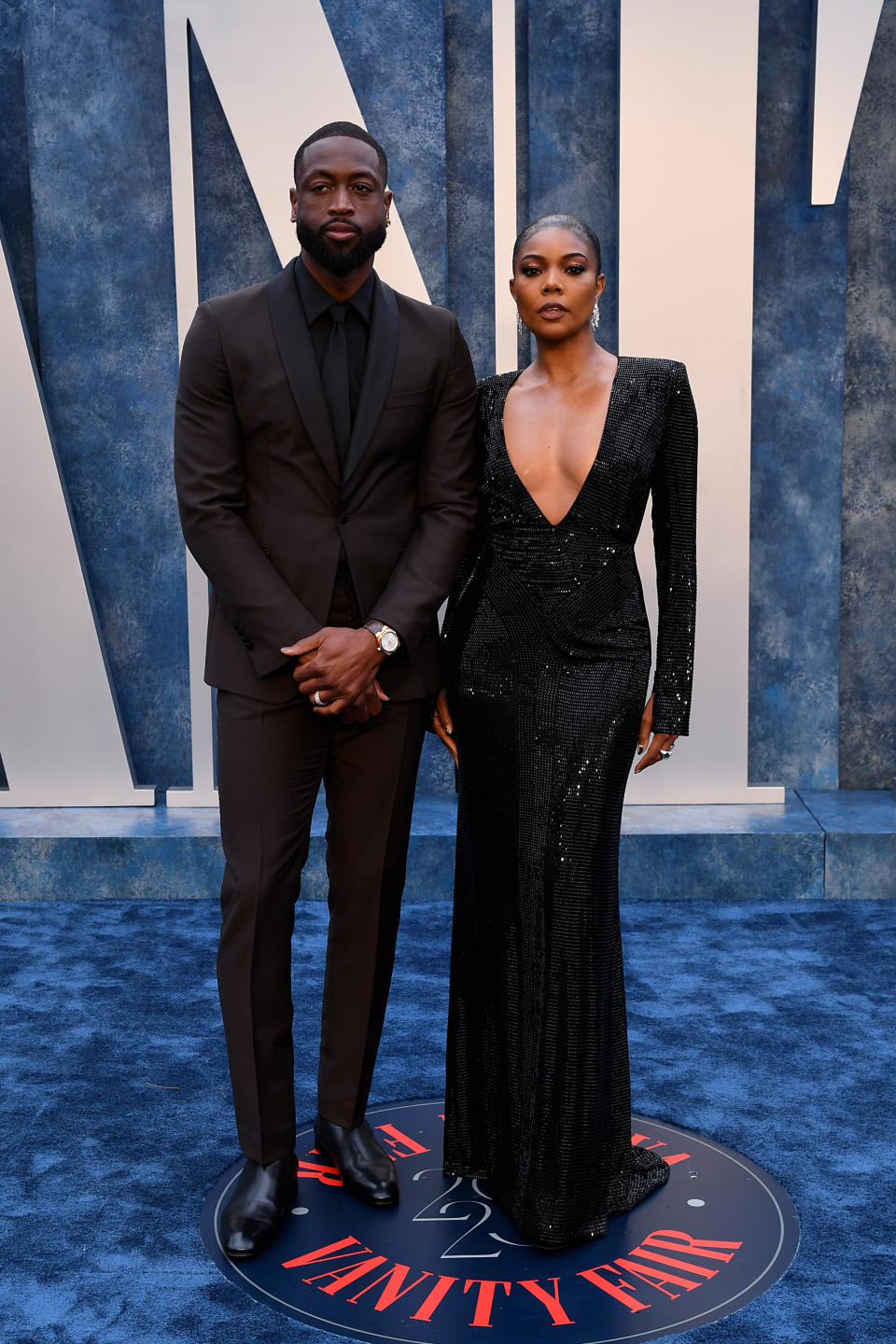 Dwyane Wade and Gabrielle Union attend the 2023 Vanity Fair Oscar Party Hosted By Radhika Jones at Wallis Annenberg Center for the Performing Arts on March 12, in Beverly Hills, Calif. - Credit: Getty Images for Vanity Fair