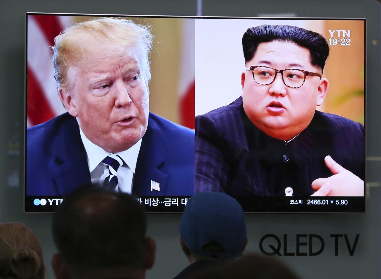 <em>‘Very productive talks’ are ongoing between the US and North Korea about a possible summit in June, Donald Trump has said (Picture: AP)</em>