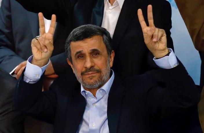 Former Iranian president Mahmoud Ahmadinejad remains popular but was barred from running in last year's election (AFP Photo/ATTA KENARE)