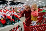 FILE PHOTO: Shoppers converge in a Target store ahead of the Thanksgiving holiday