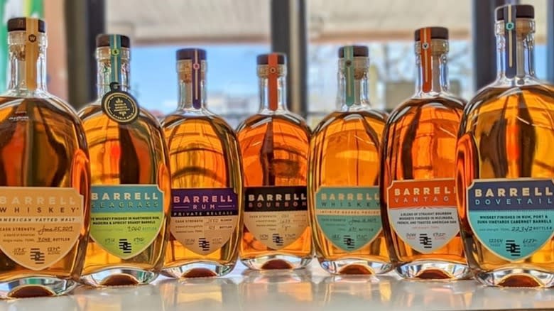 bottes of Barrell Bourbon 