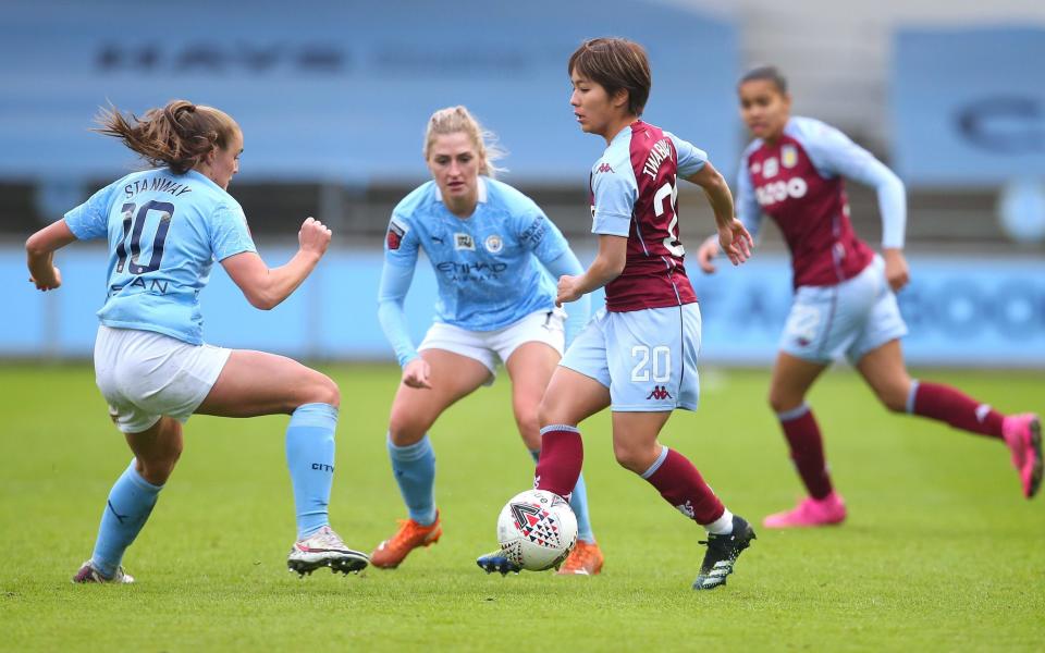 Mana Iwabuchi — Aston Villa Women twice come from behind to earn vital point against Reading - GETTY IMAGES