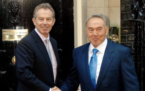 Tony Blair was paid to advise Mr Nazarbayev - Credit: &nbsp;EDDIE MULHOLLAND