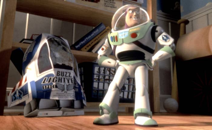 Buzz Lightyear in "Toy Story"