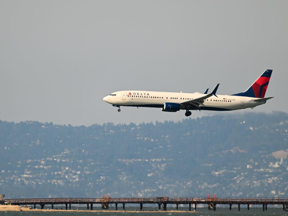 A Delta Air Lines plane.