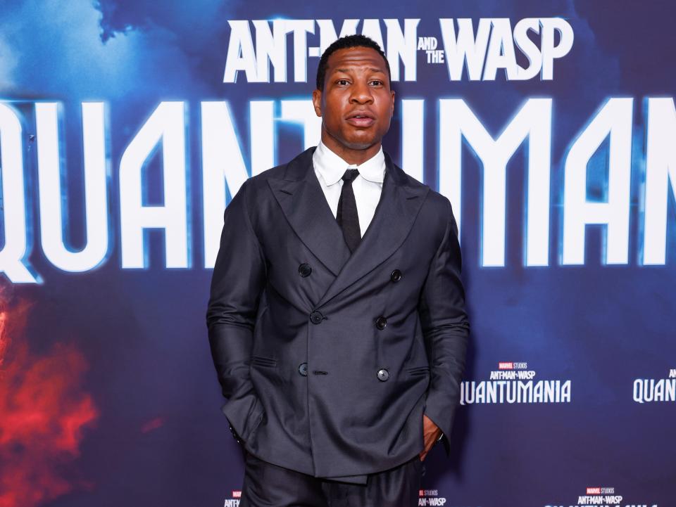 Jonathan Majors attends the "Ant-Man and The Wasp: Quantumania" Sydney premiere at Hoyts Entertainment Quarter on February 02, 2023 in Sydney, Australia