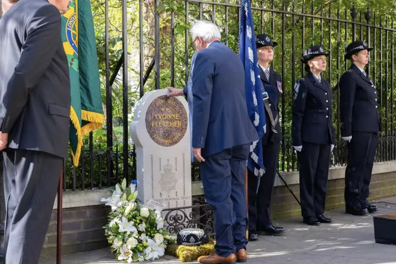 A memorial was unveiled by former Prime Minister Margaret Thatcher after her death