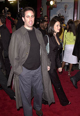 Jerry Seinfeld and his wife Jessica at the Hollywood premiere of Paramount's Down To Earth
