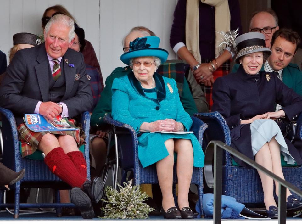 Prince Charles, Queen Elizabeth, Princess Anne