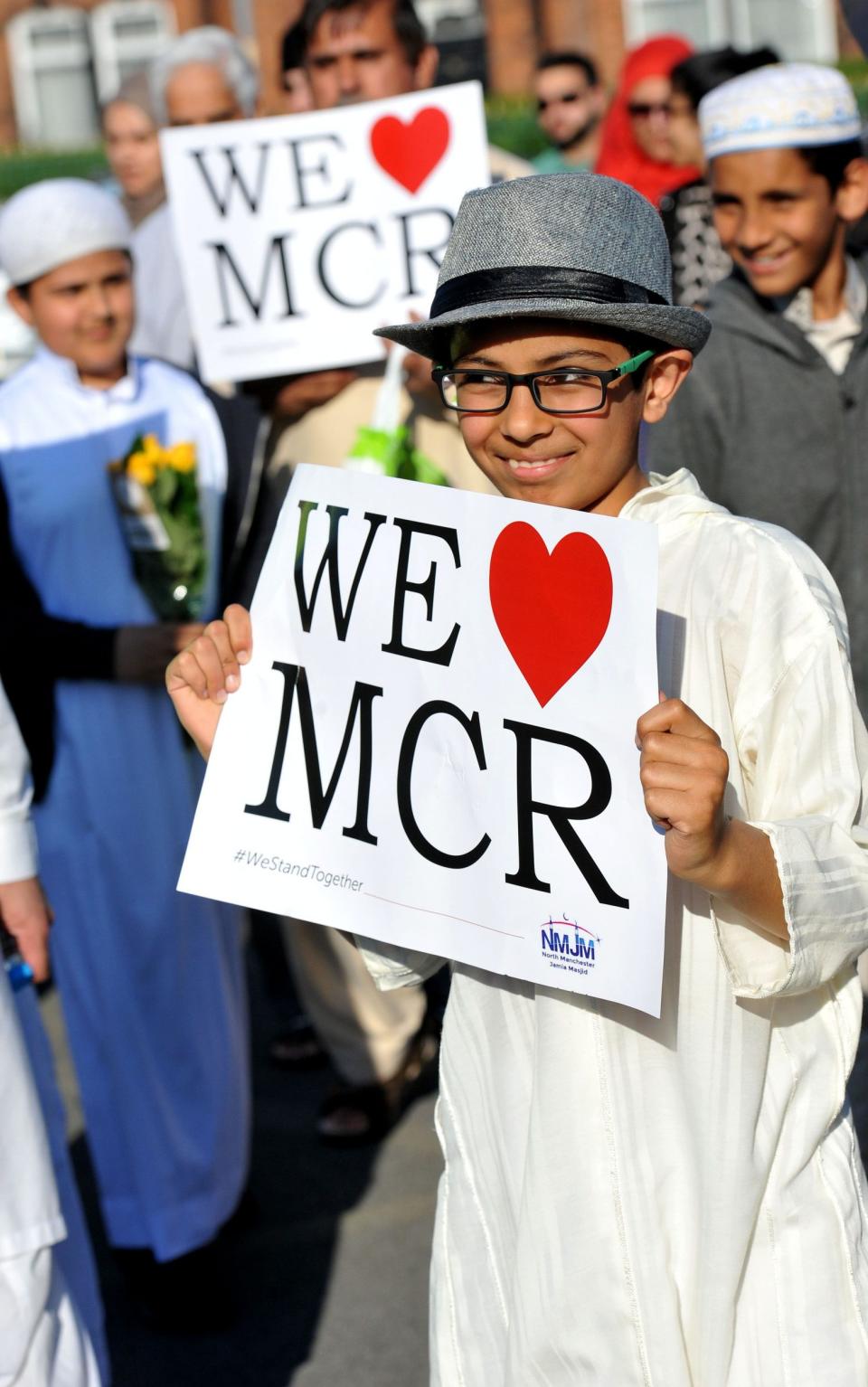 Families walked for three miles on Friday evening - Credit: MEN