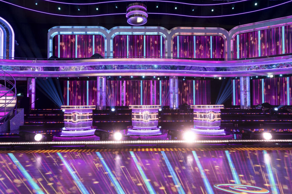 The Strictly judges will be sitting apart this year when they return (BBC).