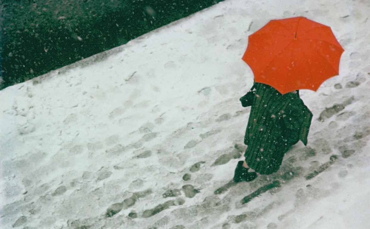 Saul Leiter, Footprints, c. 1950 – detail