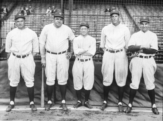 NEWYORK YANKEES (1927 WORLD SERIES) MURDERERS ROW NEW ERA