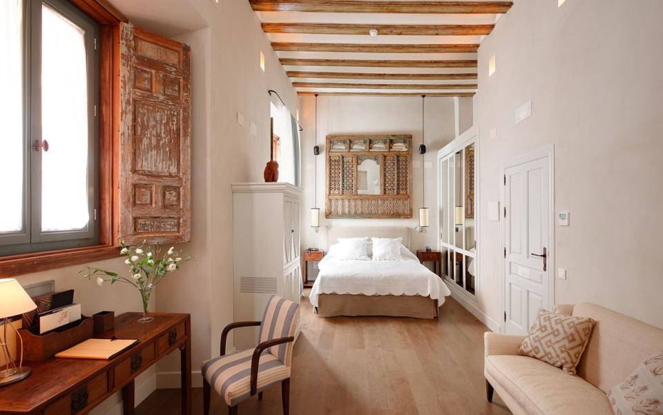 Each of the 17 rooms at Corral del Rey is simply but beautifully furnished