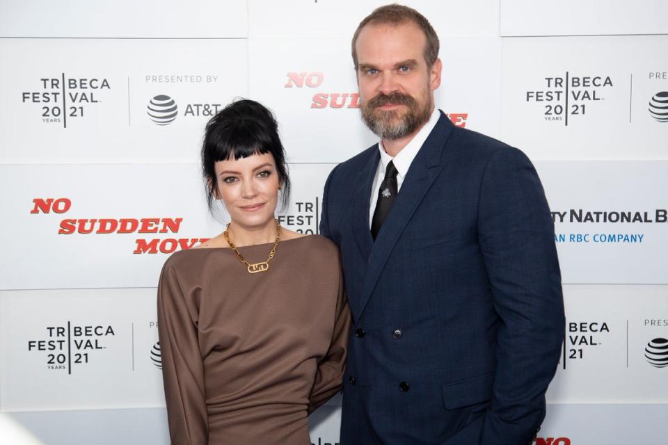 Lily Allen and David Harbour (Getty Images)