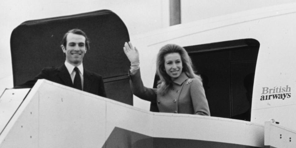 1973: Princess Anne and Captain Mark Phillips
