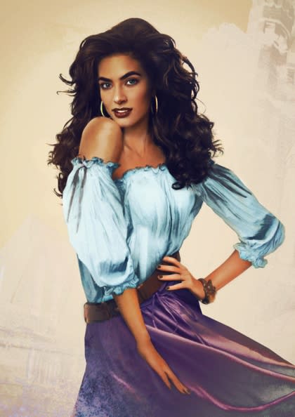 We can understand why everyone is obsessed with Esmeralda, the stunning gypsy in "The Hunchback of Notre Dame."