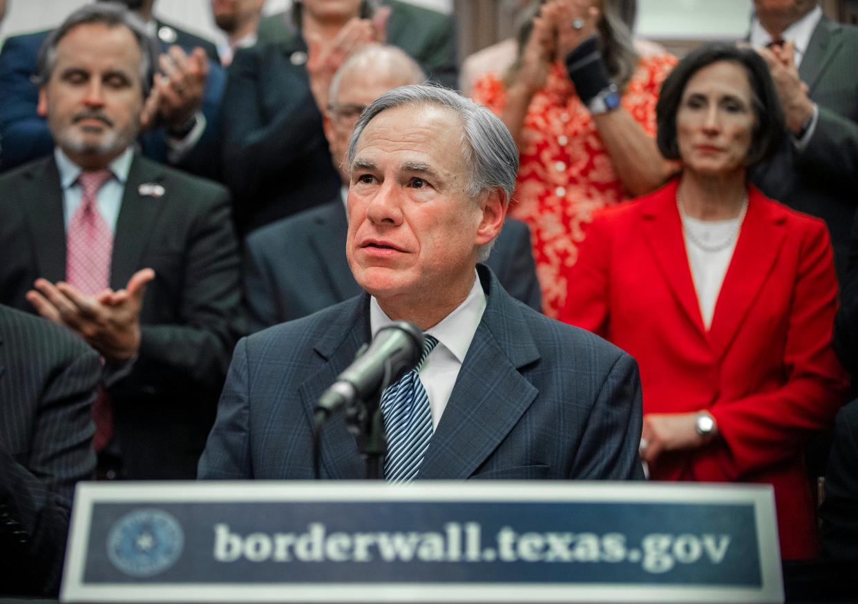 Greg Abbott’s popularity has nosedived  (ASSOCIATED PRESS)