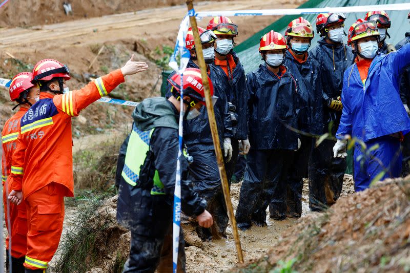 FILE PHOTO: China Eastern Airlines plane crash in Wuzhou