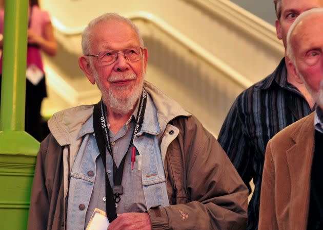 Al Jaffee, seen here in 2011, has died at the age of 102.