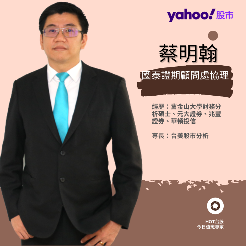 國泰證期顧問處分析師蔡明翰。圖／Yahoo奇摩股市