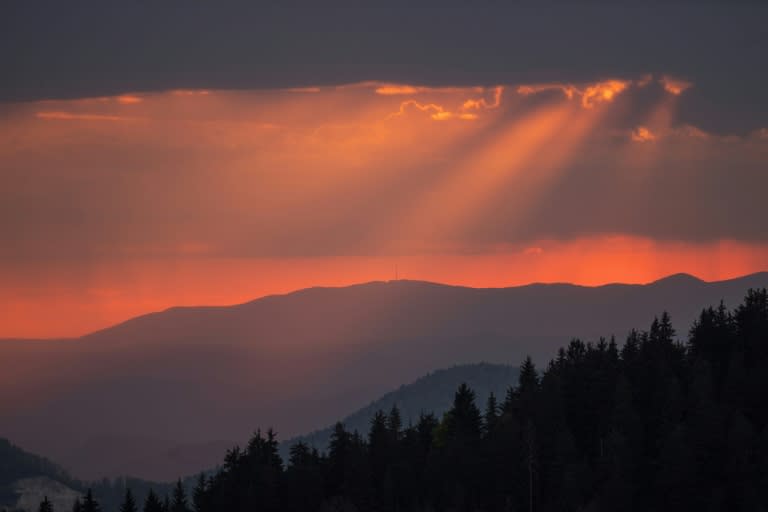 Las montañas de Maramures, en Rumanía, cerca de la frontera con Ucrania, en una imagen del 15 de mayo de 2024 (Daniel Mihailescu)