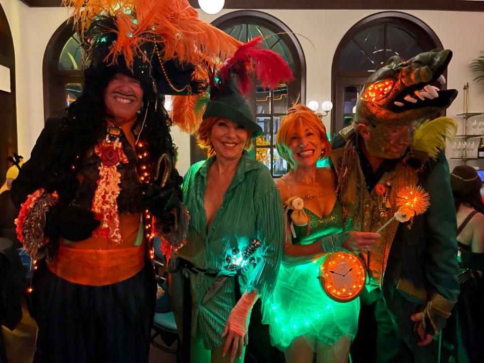 Guests at Café L'Europe's 2022 Halloween party came in a variety of costumes.