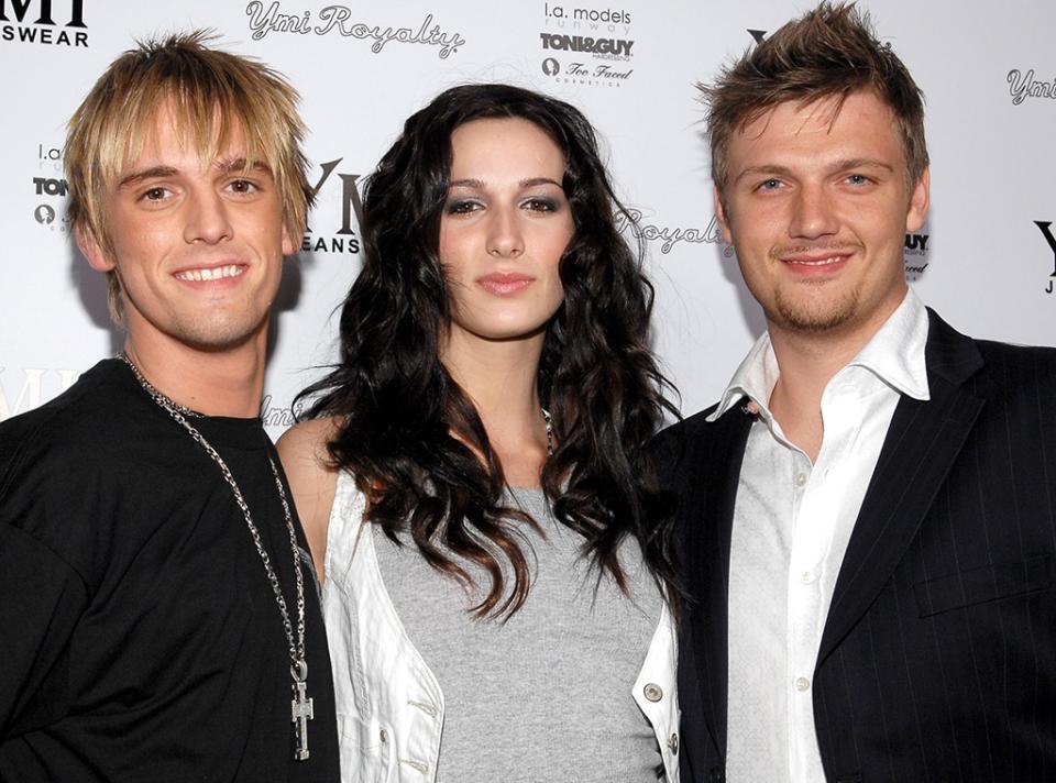 Aaron Carter, Angel Carter and Nick Carter