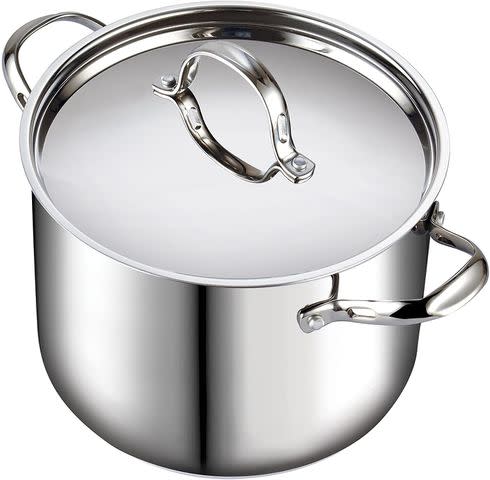 ExcelSteel 12 Qt. Stainless Steel Multi-Cooker Pasta Pot with Lid