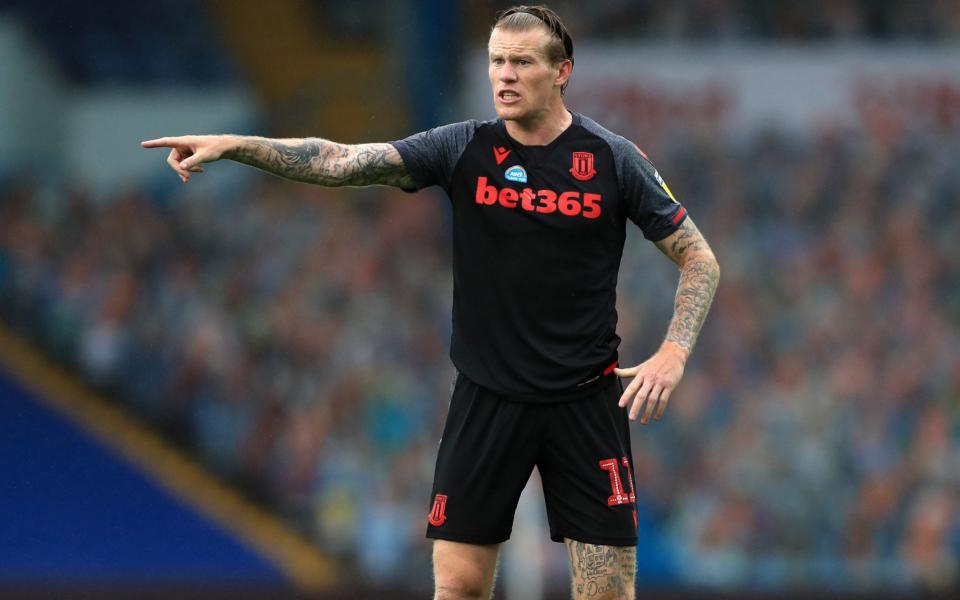 Stoke City's James McClean during the Sky Bet Championship match at Elland Road - PA