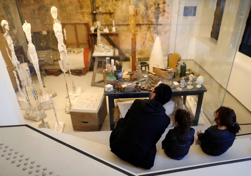 Giacometti's sculptures back in view, as Paris museum reopens after lockdown